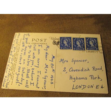 Valentines postcard - Scots Guards at Windsor Castle Artist E.W.H A1397