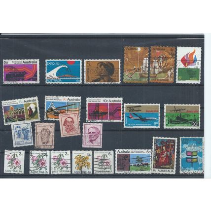 Australia stamps. 1970 used lot. (K800)