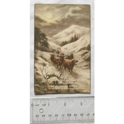 vintage postcard Good Wishes for a Happy Christmas