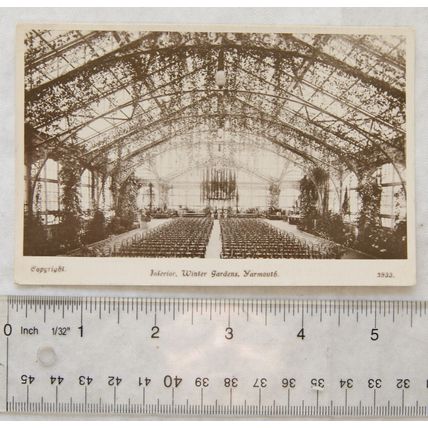 1922 postcard Interior, Winter Gardens, Gt. Yarmouth