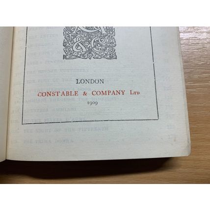 RARE* 1909 GEORGE MEREDITH "VITTORIA" FICTION LEATHER BOOK (P3)