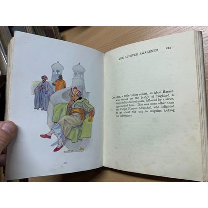 c1920 "TALES FROM THE ARABIAN NIGHTS" AE JACKSON ART FICTION ANTIQUE BOOK (P4)