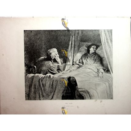 Crisis, F Dicksee, Book Illustration (Print), 1891