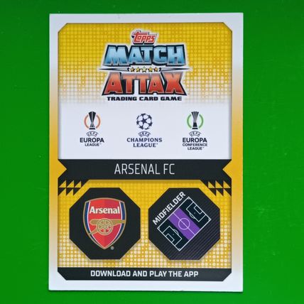 MATCH ATTAX 2022 2023 CRYSTAL PARALLEL #90 Mohamed Elneny Arsenal