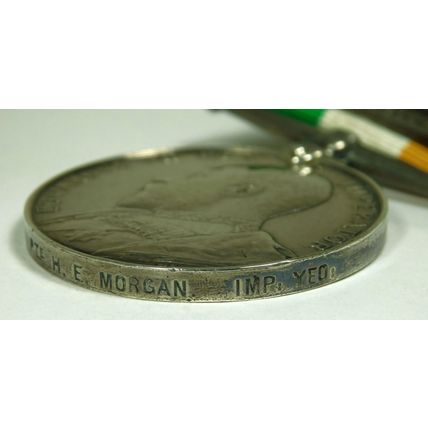 Antique Kings South Africa Medal KSA 12726 Pte H E Morgan Imperial Yeomanry