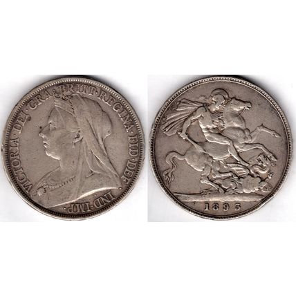 Great Britain. Victoria. Crown 1893 LVI. DY22872