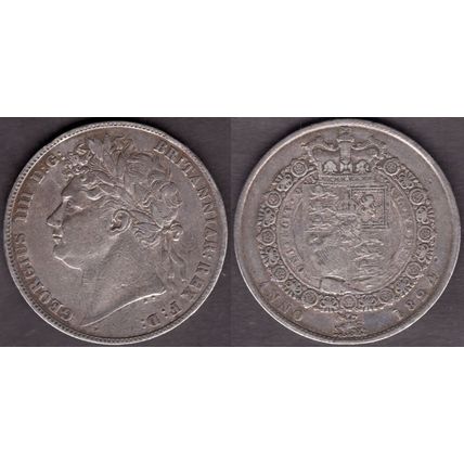 Great Britain. George IIII. Halfcrown 1824. dy23351