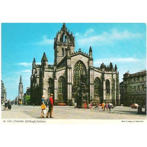 Edinburgh - St. Giles' Cathedral - John Hinde postcard c.1970s