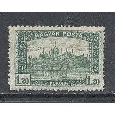 Hungary.SG318 1k 20 Parliament Buildings,Budapest (Green).Mounted Mint.Jan15