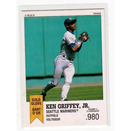 1991 Panini Sticker Ken Griffey Jr. card #116 – HOF - Mariners