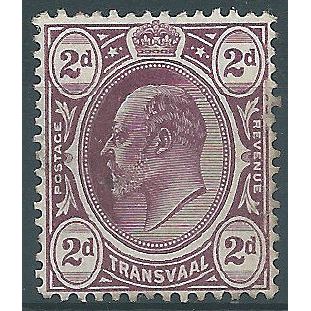 Transvaal 1909 SG275 2d Purple Mounted Mint .. ..