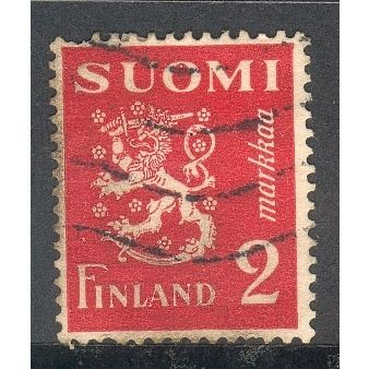 Finland 1936 - 2m red - Rampant Lion - used