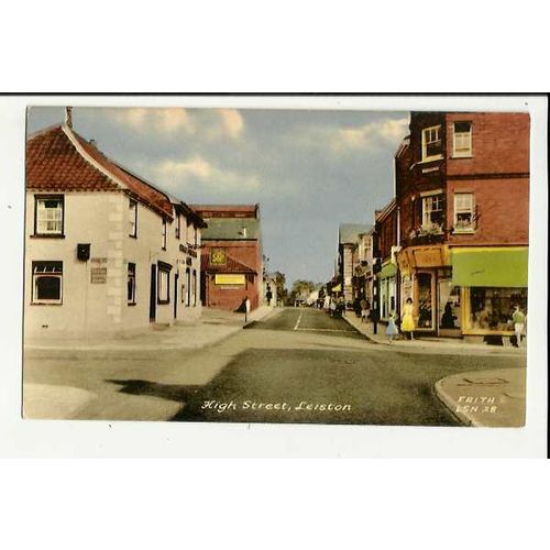 Suffolk LEISTON High Street Postcard by Frith (LSN 28)