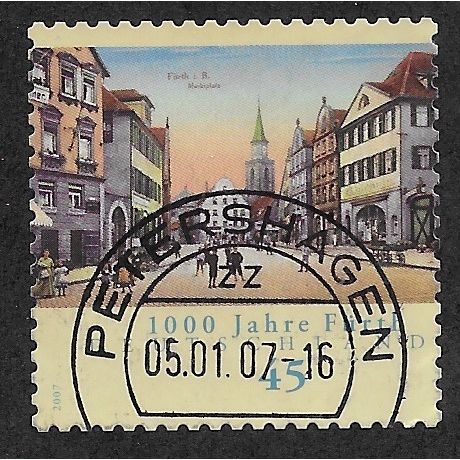 GER 2007 €0.45 (S/A) 'FURTH' FINE USED (EBID60-559)