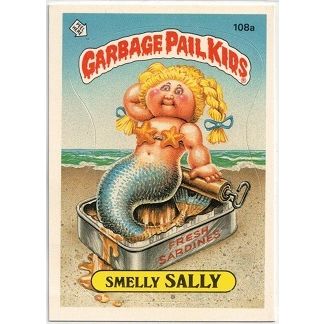 GARBAGE PAIL KIDS ' SMELLY SALLY ' card # 108a (1986)
