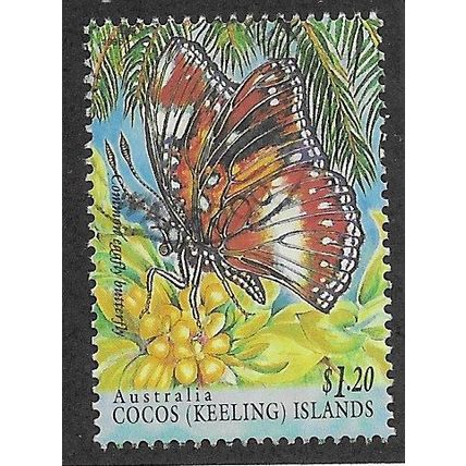 CKI 1995 $1.20 'COMMON EGGFLY BUTTERFLY' FINE USED (EBID70-893)