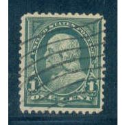 Used 279 1c Benjamin Franklin Fine M04412