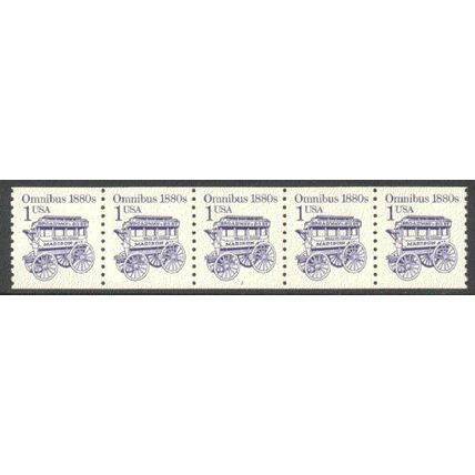 2225b 1c Omnibus Fine MNH Dry Gum PNC 3/5 R0553
