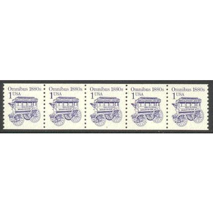 2225b 1c Omnibus Fine MNH Dry Gum PNC 3/5 R0571