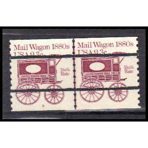 1903a 9.3c Mail Wagon Very Fine MNH Dry Gum CNP Left 2 PA0414