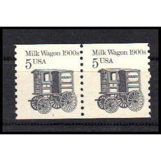 2253 5c Milk Wagon Fine MNH Dry Gum CNP Left 1 PA0908