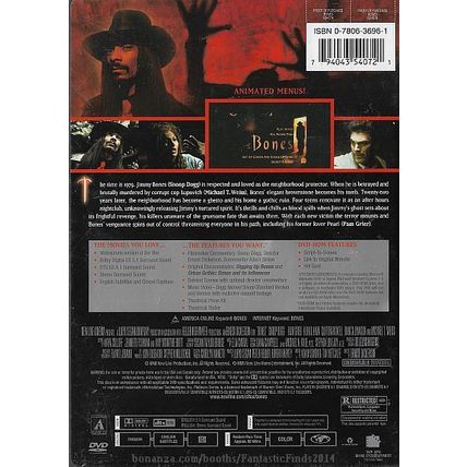 DVD - Bones (2001) *Pam Grier / Bianca Lawson / Snoop Dogg / Horror Title*