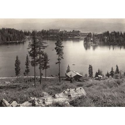 Vystoke Tatry Lake River Czechoslovakia Postcard