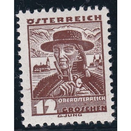 Austria 1934 Costumes Upper Austria 12g Mint Hung SG 723 VGC
