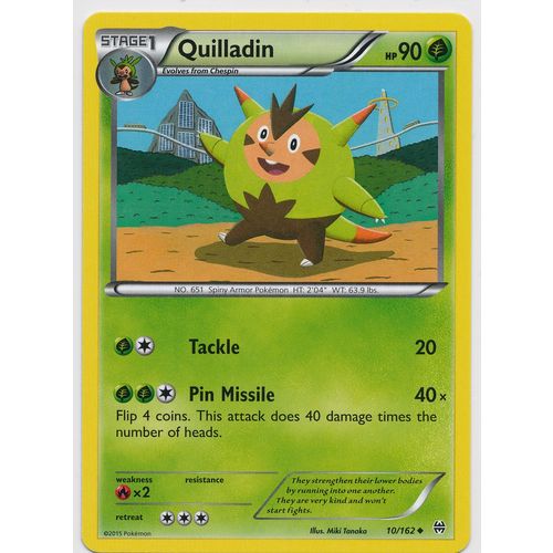 Pokemon XY BREAKThrough #010/162 Quilladin