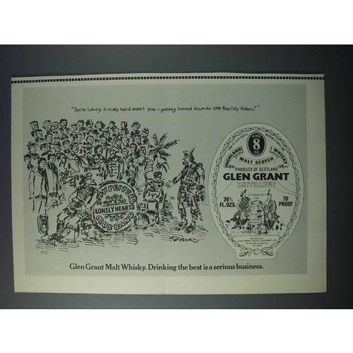 1977 Glen Grant Scotch Ad - Serious Business