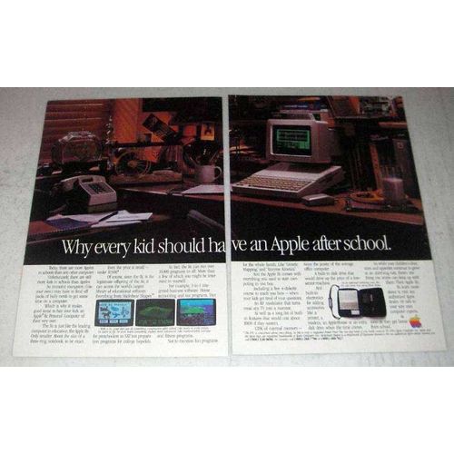 1984 Apple IIc Computer Ad - Have After School