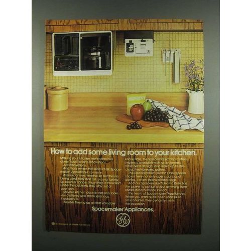 1984 General Electric Spacemaker Appliances Ad - Room