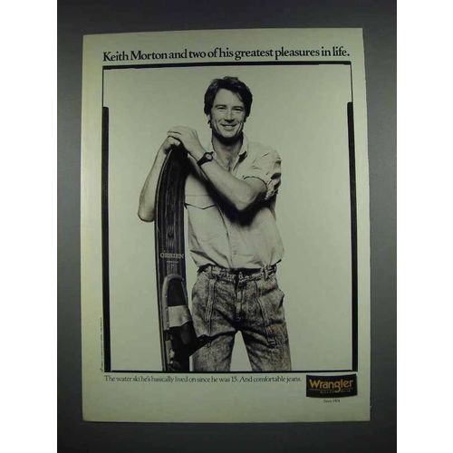 1990 Wrangler Jeans Ad - Greatest Pleasures in Life