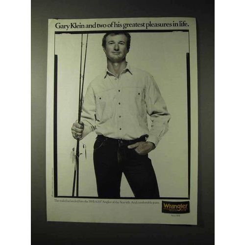 1990 Wrangler Jeans Ad - Gary Klein Greatest Pleasures