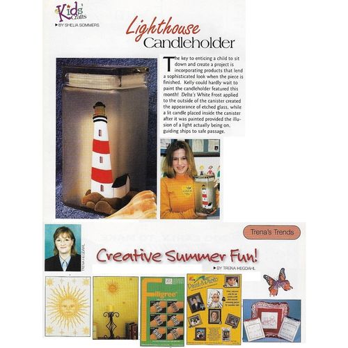 Craftworks for the Home Magazine August 2001 #156 Party Ideas Summer Decorating