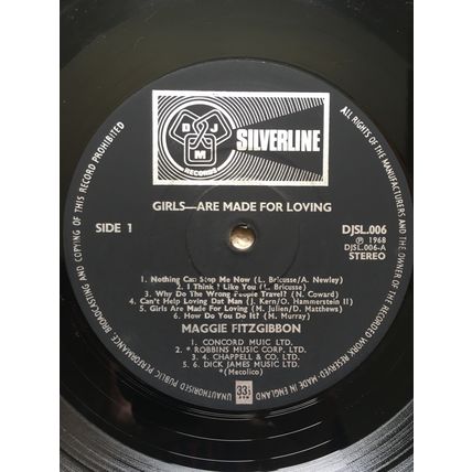 MAGGIE FITZGIBBON - GIRLS ARE MADE FOR LOVING (VINYL LP, 1968)