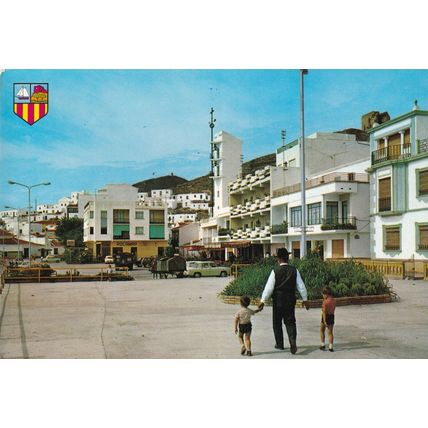 Castell De Ferro Plaza principle Spain Postcard unused VGC