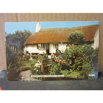 COTTAGES, CHURCHTOWN, SOUTHPORT, LANCASHIRE unused postcard by F. Frith =