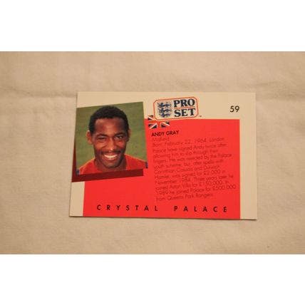 Andy Gray 1990/91 Pro Set NO. 59