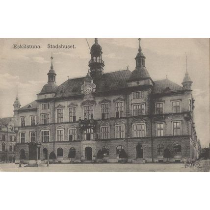 Eskilstuna Stadshuset WW1 Antique Sweden Postcard