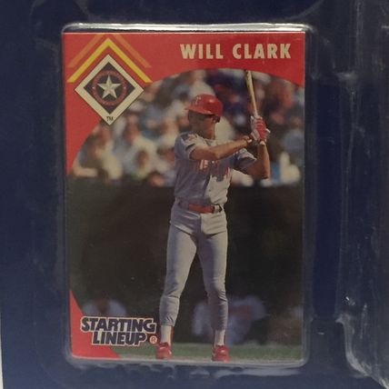 Still NEW 1995 Starting Lineup Will Clark figure - Texas Rangers