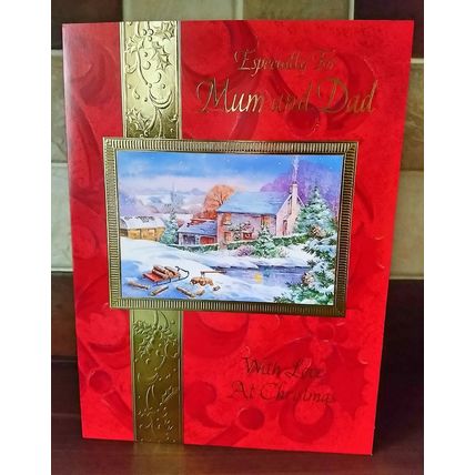 Large Christmas Cards - Especially For Mum & Dad - 06