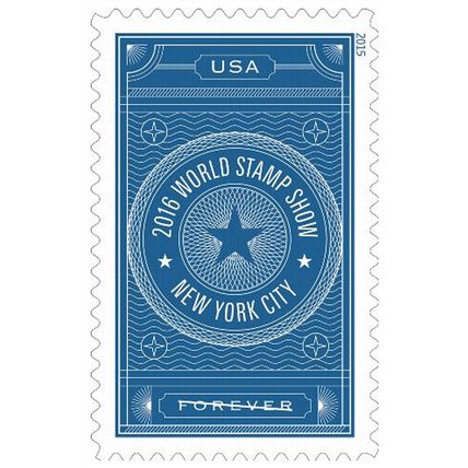 World Stamp Show NY 2016 Stamp Folio of 24 - Current Rate Stamps Scott 5062-63