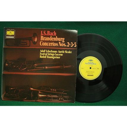 Adolf Scherbaum/Baumgartner - Bach: Brandenburg Concertos 2/3/5 - 2535 143 - NM