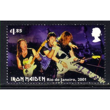 GB 2023 QE2 £1.85 Iron Maiden Tour Rio De Janeiro 2001 Umm ( H875 )
