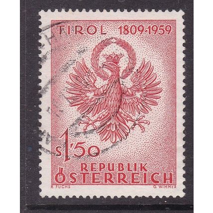 Austria 1959 Tyrolean Eagle Fine Used SG 1343 VGC