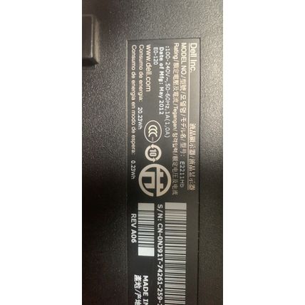 Dell E2211H 22” 1080p Monitor