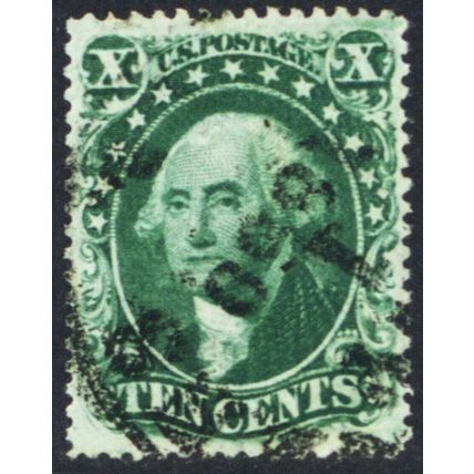 33, Used VF/XF 10¢ GEM - With PFC Graded 85 Certificate * Stuart Katz