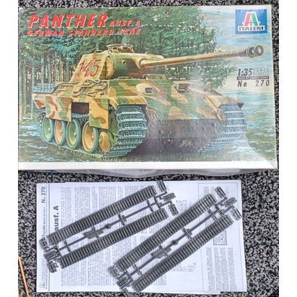 ITALERI 1/35,GERMAN STANDARD TANK " PANTHER A.U.S.F A UNMADE KIT) "