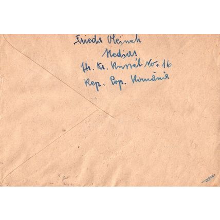 ZAYIX Romania Cover Medias to Vienna Austria 1958 0224M0101